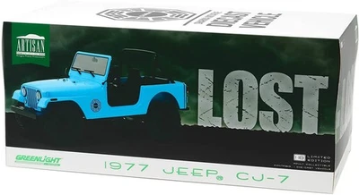 LOST Serie TV Modello 1977 JEEP CJ-7 Dharma 1:18 DieCast Artisan Collection - Immagine 1 di 4