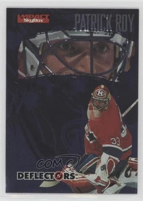 1995-96 Skybox Impact Deflectors Patrick Roy #8 HOF - Image 1 of 2