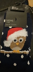 NEW WOMEN'S NOVELTY ONE SIZE OWL π¦ PRINT CHRISTMAS ππ
SOCKS NEW LOOK - Picture 1 of 7