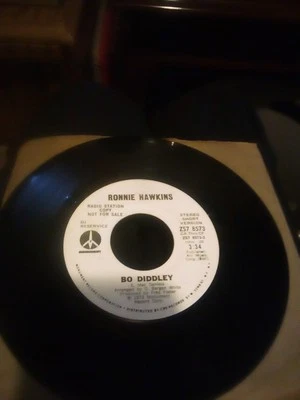 Ronnie Hawkins ROCK-A-BILLY45(MONUMENT8573) Bo Diddley (stereo) (mono) EX  PROMO - Image 1 of 4