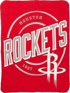 Northwest NBA Houston Rockets Unisex-Adult Fleece Throw Blanket - 50" x 60" - Picture 1 of 4