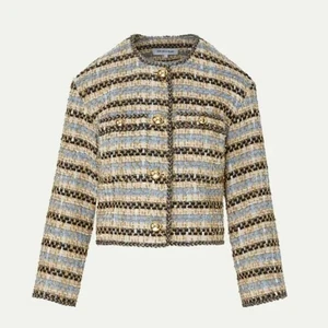 Veronica Beard Sumira Metallic Tweed Jacket 4  - Bild 1 von 12