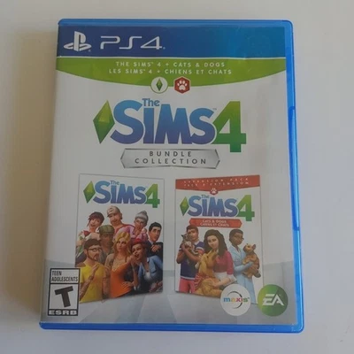 The Sims 4 Plus Cats & Dogs Bundle Collection (Sony Playstation 4) PS4 Complete - Image 1 of 4