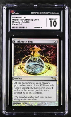 BLINKMOTH URN Mirrodin Foil Rare CGC 10 Gem Mint MTG [Nostalgium] - Image 1 of 2