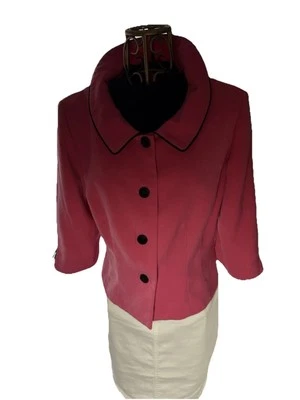 Jaqueta rosada tamanho 14 - Imagem 1 de 4