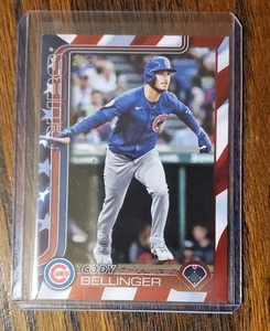 15/76 SSP 2025 Topps Series 1 #313 Cody Bellinger Independence Day Parallel Cubs - Bild 1 von 2