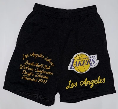 Los Angeles Lakers All over print shorts size Small MISSING STRING - Image 1 of 4