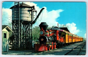 Disneyland Anaheim California Frontierland Train Water Tower Postcard D716 - Picture 1 of 2