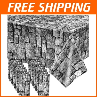 Disposable Plastic Tablecloth for Party Decor - Image 1 of 4