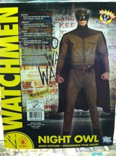 WATCHMEN NIGHT OWL ADULT COSTUME SIZE EXTRA LARGE XL RUBIES