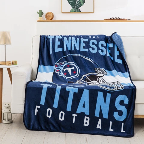 Northwest NFL Tennessee Titans "Singular" Silk Touch Throw Blanket, 45" x 60" Cover