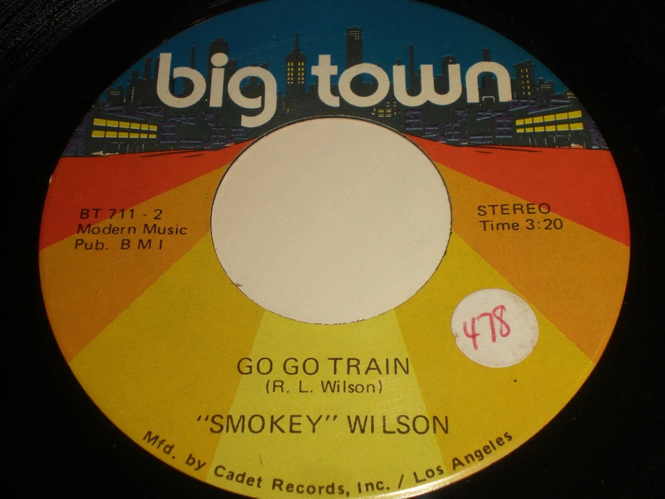 "Smokey" Wilson - Go Go Train / I Wanna' Do It To You Baby 45 RPM Record Foto 1 de 1