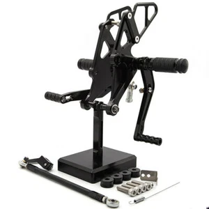 CNC Front Rearset Foot pegs Rear set For Yamaha MT07 FZ07 2013-2017 XSR700 15-18 - Imagen 1 de 6