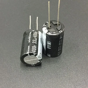 Condensador de amplio rango de temperatura 10 piezas 33uF 400V33UF 16X25mm Nichicon VY - Imagen 1 de 2