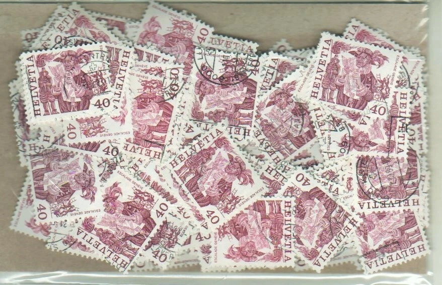 Schweiz / Helvetia Lot mit 200 x Michel Nr. 1104 gestempelt - Bild 1 von 1
