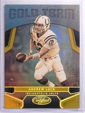 2016 Panini Certified Gold Team Mirror Gold Andrew Luck #D10/25 #10
