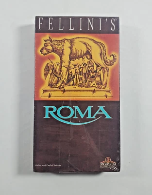 Fellini's Roma VHS Tape Sealed New 1991 MGM/UA Home Video - Image 1 of 4