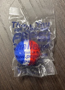 Pepsi Cola Keychain Key Ring Small Stress Ball New Vintage - Picture 1 of 3