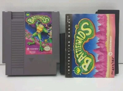 Battletoads Nintendo NES Game Cartridge and Manual Rare - Image 1 of 4