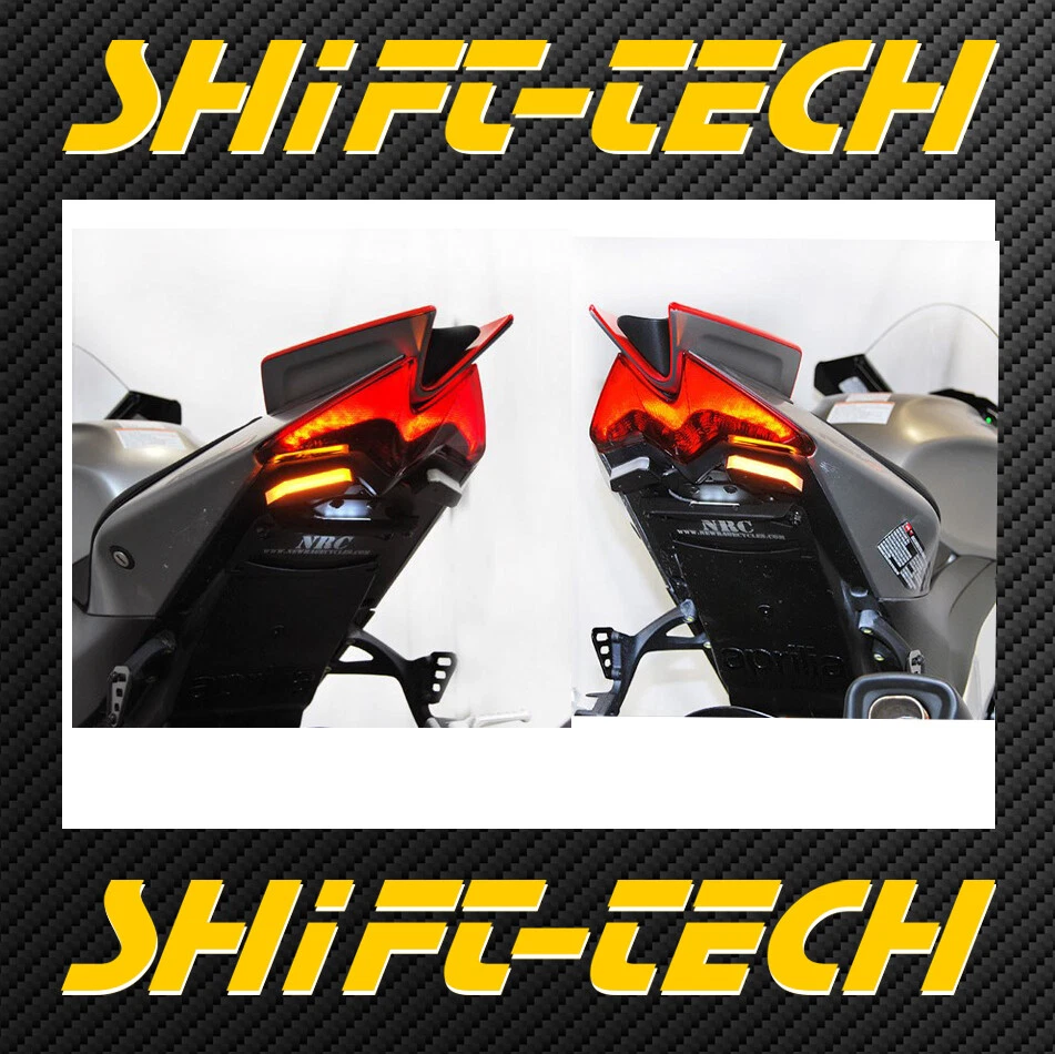 KIT ELIMINADOR GUARDABARROS ST4008 NRC COLA ORDENADA Aprilia RSV4 21'+ INTERMITENTE LED  Foto 1 de 1