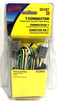 Kit de cableado de remolque Valley T-Connector 30187 para Ford Taurus X 08 Foto 1 de 4