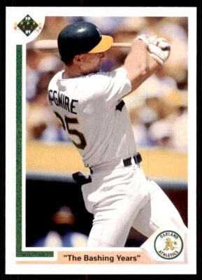 1991 Upper Deck Mark McGwire Baseball Cards #656 - Image 1 of 2