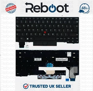 Replacement Lenovo ThinkPad X280 A285 X395 X390 L13 X390 Keyboard UK Backlit - Afbeelding 1 van 1