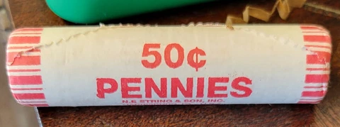 2006d pennys BU Bank Wrapped Rolls Cover