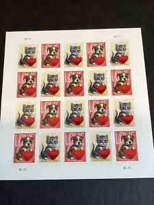Scott#5745-46 Puppy & Kitten Sheet of 20 Forever LOVE Stamps-MNH-2023-US - Picture 1 of 1