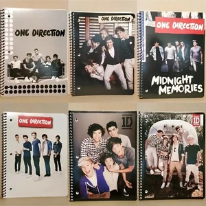 CHOOSE YOUR DESIGN - One Direction 1D School Notebook Pad 70 Sheets Wide Ruled - Picture 1 of 8