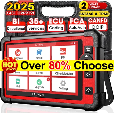2025 LAUNCH X431 CRP919E Profi KFZ OBD2 Diagnosegerät ALLE System ECU Coding DE - Bild 1 von 4