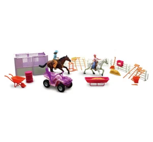 New Ray Toys Pink Horse Riding Play Set - Picture 1 of 1