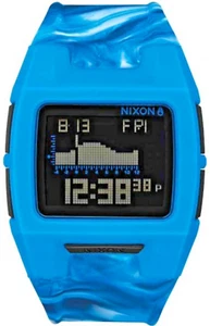 Nixon lodown silicon tide watch -waves 4 water - Picture 1 of 4