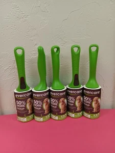 Value Pack Of 5 All Purpose Stick Pet Hair Lint Rollers 60 Sheets Each Total 300 - Picture 1 of 2