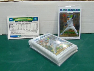 2008 Topps Chrome National Convention Promo #23 Felix Hernandez LOT Of 25 INVEST - Image 1 of 3