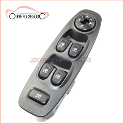 Driver Side Electric Power Window Control Switch for 2000-2005 Hyundai Accent - Image 1 of 4