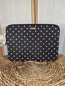 Pochette étui housse pour ordinateur portable Kate Spade noir à pois - Photo 1/17