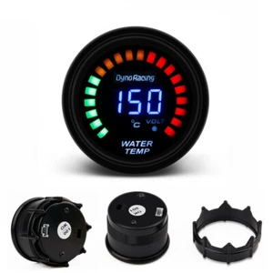 2'' 52mm Car Digital / Analog  LED Electronic Water Temp Temperature Gauge Smoke - Picture 1 of 7