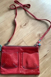GABS - Rote Leder Tasche beyonce - Bild 1 von 5