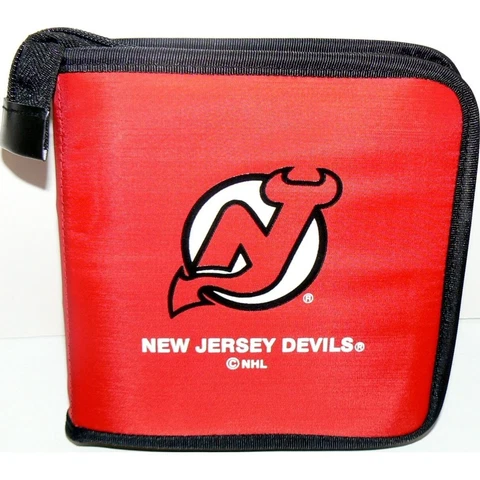 NEW JERSEY DEVILS Disc CD DVD Blu Ray Carry Case Holder Bag Wallet Storage New Cover