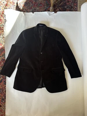 Vintage Made In Italy Polo Ralph Lauren Black Corduroy Blazer - Image 1 of 4