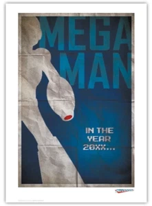 OFFICIAL CAPCOM MEGAMAN LIMITED EDITION ART PRINT By FANATTIK MEGA MAN NEW #3 - Picture 1 of 1