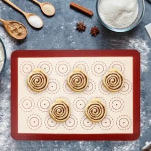 Backmatte Aus Silikon Baby Silikonmatte Backen Macaron Backmatten - Bild 1 von 12