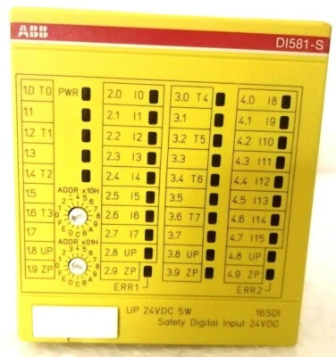 ABB 1SAP284000R0001 DI581-S Safety Digital Input Module - Image 1 of 4