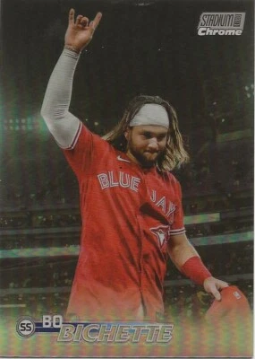 2023 Topps Chrome Stadium Club Refractor Bo Bichette #78 - Image 1 of 2