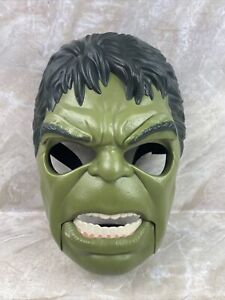 The Incredible Hulk Mask Moving Mouth & Eyebrows Hasbro Marvel 2017 Halloween