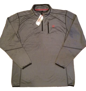 Zero Friction Mens Tour Series Pullover Gray Golf Shirt NWT Large A120 - Picture 1 of 5