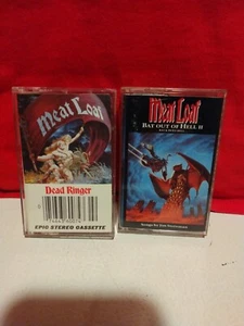 Meat Loaf "Bat Out of Hell" & "Dead Ringer" - Lot of 2 Cassette Tapes Tested VG  - Picture 1 of 8