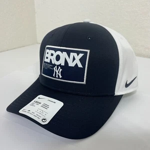 New York Yankees Bronx Nike Classic99 Performance Snapback Gorra Gorra Azul Marino Blanco - Imagen 1 de 9