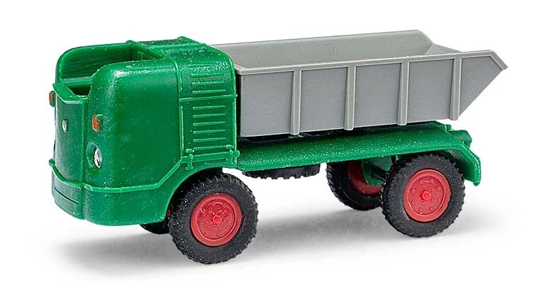 BUSCH Multicar M21 Muldenkipper grün (211002201) Auto-Fertigmodell 1:160 Spur N - Bild 1 von 1